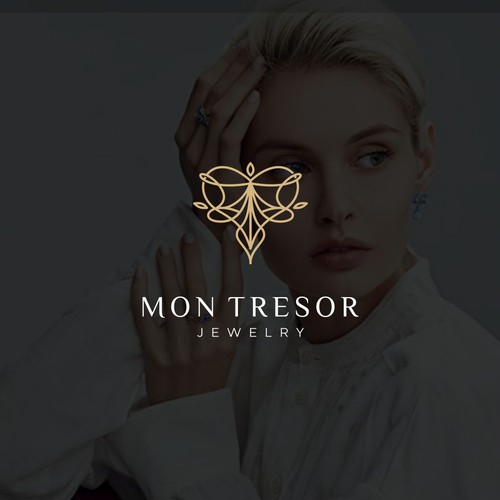 Unique Jewellery brand logo design Design by drow '