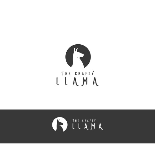 Simple and friendly Llama design-ontwerp door Z Creatives