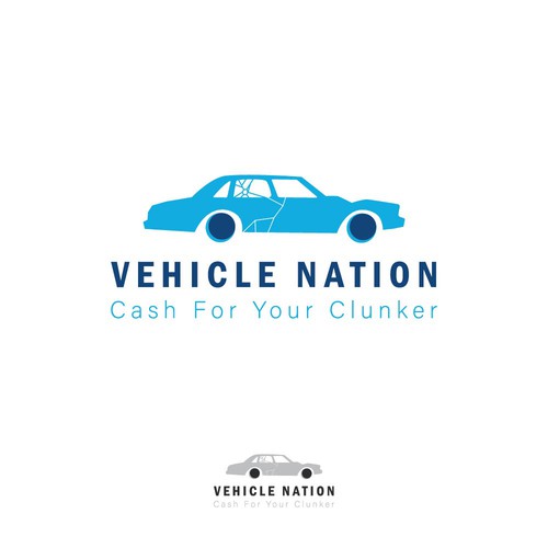 Vehicle Nation Seeks Logo For Junk Car Business. Design by smitadesign