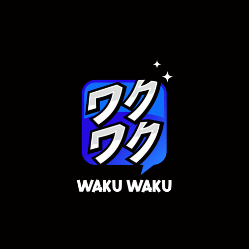 Waku Waku App Logo! Design by JANTUNGHATI