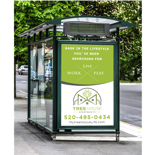 Treehouse Apartments Banner Design by BeCr8tive