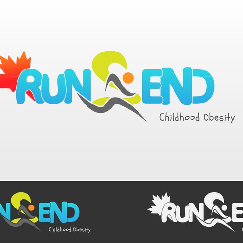 Run 2 End : Childhood Obesity needs a new logo Diseño de Mcbender