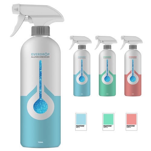 Premium Spray Bottle and Packaging for Cleaning Supplies Design réalisé par gs-designs