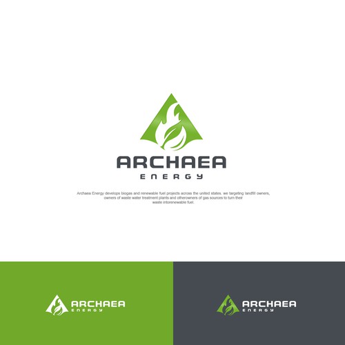 Archaea Energy Logo Design by Jacob Gomes