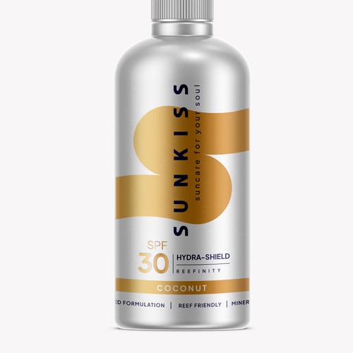 Luxury Sunscreen Label Design by Lady Goga