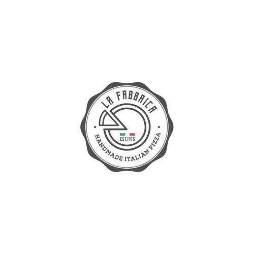 We need a powerful logo for our pizza production - La Fabbrica Design by majd kadi