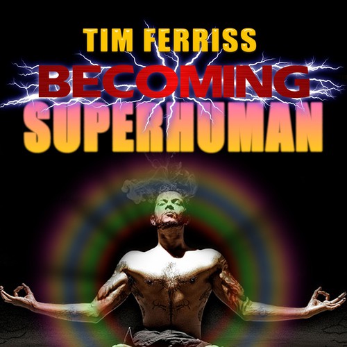 "Becoming Superhuman" Book Cover Design by M!ZTA