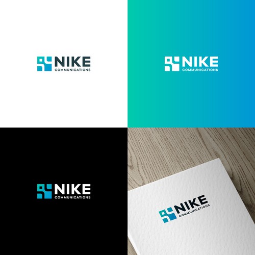 Nike Communications Logo Contest Design by d'zeNyu