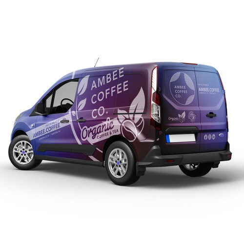 Design an Amazing truck wrap for an Emerging Organic Coffee Company Design by v6