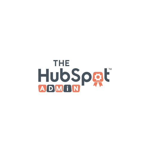 Bold logo that unites and champions the HubSpot Admin Design by QuickCrea™