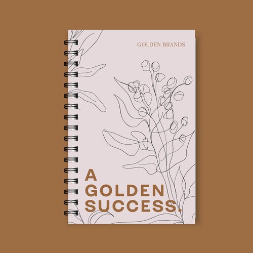 Inspirational Notebook Design for Networking Events for Business Owners Réalisé par Taisiiasmiian