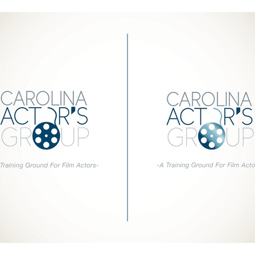 Carolina Actor's Group "A Training Ground For Film Actors"  Design by Organic Identity