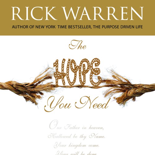 Design Rick Warren's New Book Cover Design por ETM