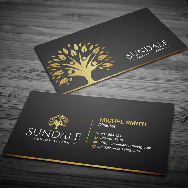 Design by GrapLink titled "Business card contest winner"