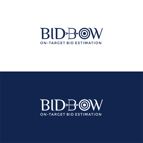 Logo for a construction bidding software product, design concept of "bow, arrow and target" Design by CHICO_08