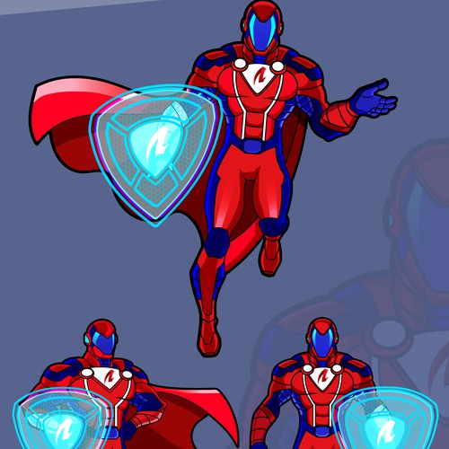 Design an Awesome Superhero Mascot for Insurance Firm Design by harwi studio