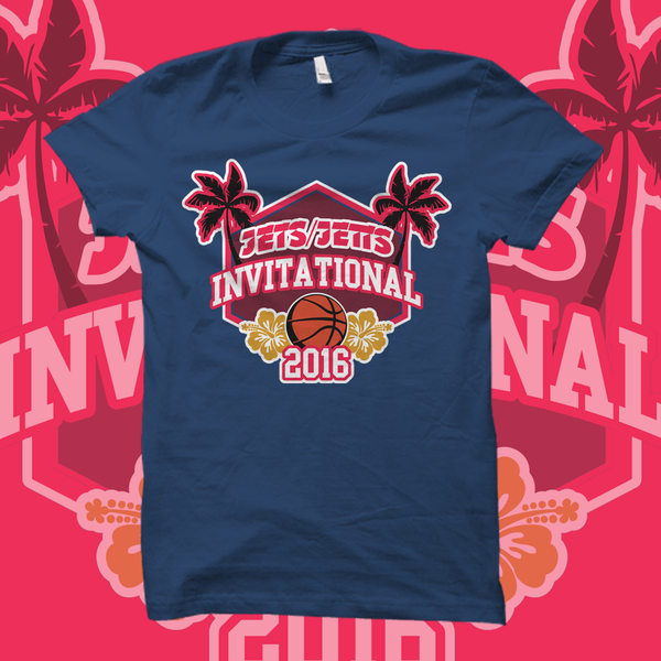 Design by xJuanFranciscox titled "T-Shirt Design for Basketball Invitational Tournament"
