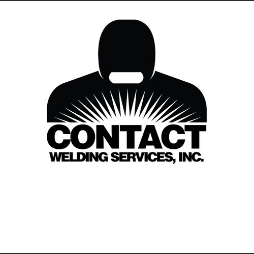 Logo design for company name CONTACT WELDING SERVICES,INC. Diseño de Ben Donnelly