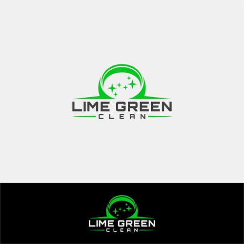 Lime Green Clean Logo and Branding Diseño de badzlinKNY