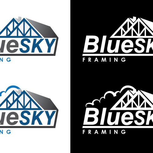 Logo For Blue Sky Framing Logo Design Contest 99designs