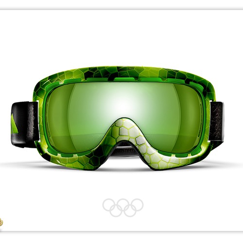 Design adidas goggles for Winter Olympics Diseño de espresso
