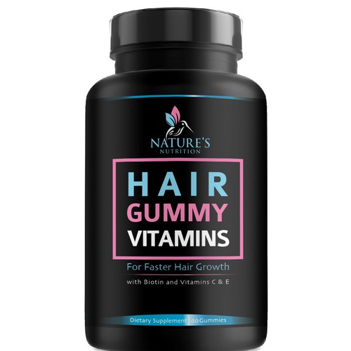 Nature's Nutrition needs a Gummy Vitamins black label Design by agooshe