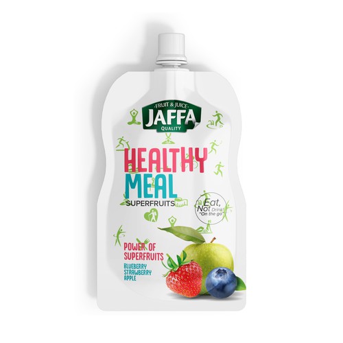 Diseño de Develop Concept Design for Jaffa "Fruit in Pocket" adults’ fruit and berry puree de syakuro