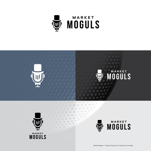 Minimalistic day trading podcast logo Design by RADesigner