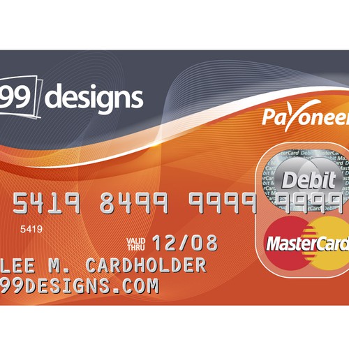 Prepaid 99designs MasterCard® (powered by Payoneer) Diseño de ulahts