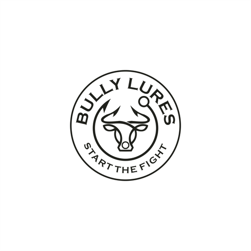 When Bulls and Lures Collide Logo Design Design by yosh_