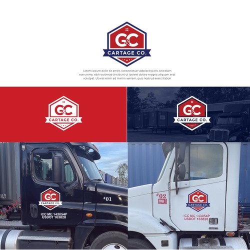 Diseño de "Rebranding for new ownership of a legacy trucking and warehouse company" de Bali Studio √