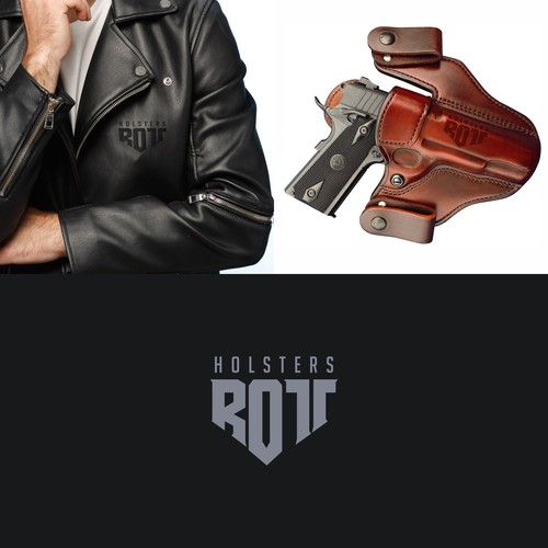 holster company logo Design by GMRart