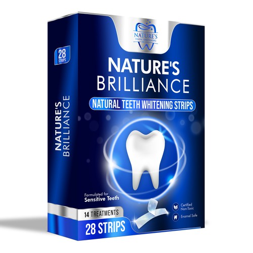 Natural Design Needed for Nature's Brilliance Whitening Strips Design by UnderTheSea™