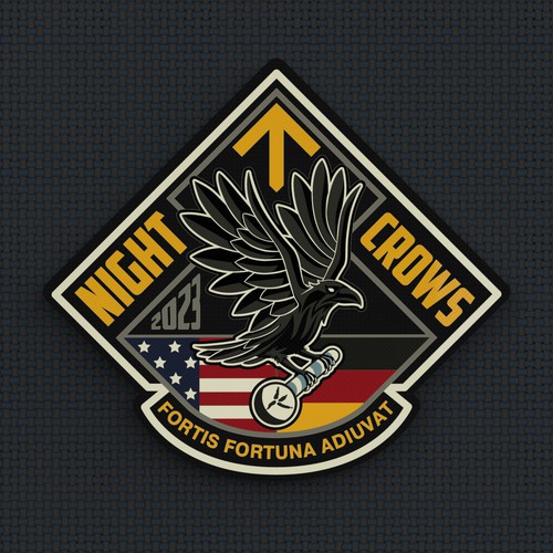 NIGHT CROWS - Military Special Operations Unit Logo design contest - GER/US Design by Sasha Løft