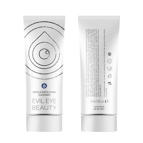 Evil Eye Beauty needs a fun & modern cosmetic tube designed. Design by bcra