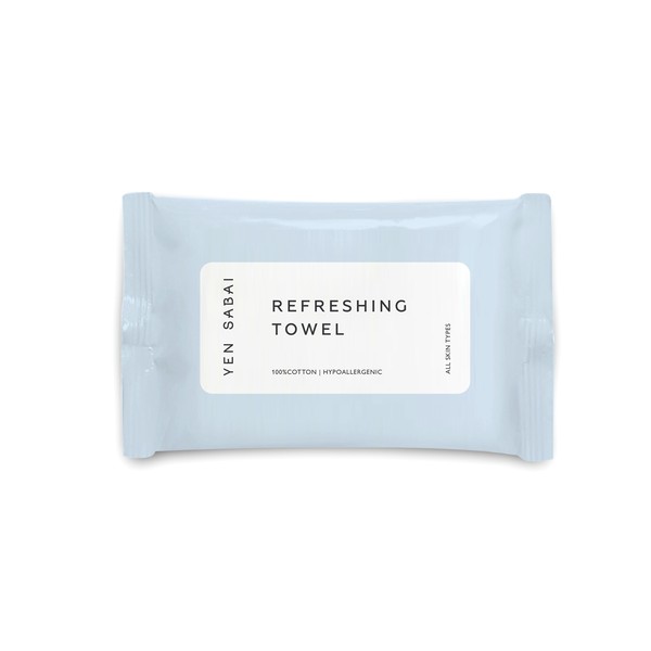 Design by Iskanderius titled "Design a label for Yen Sabai Refreshing Towel"