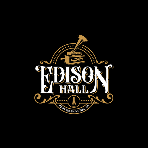 Edison Hall needs a phonograph-inspired logo Design by flynexus