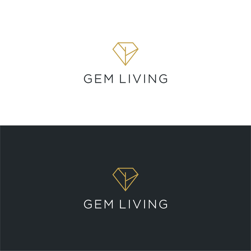 Geometrical, minimalist, modern brand design for Gem Living Design by M a i s y a