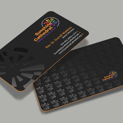 Business Card for Growing Progressing LGBTQ Church Design by a r t  ^ s t a r