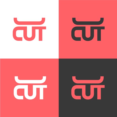 Design creative modern butcher shop logo and slogan Design by Ciprian H.