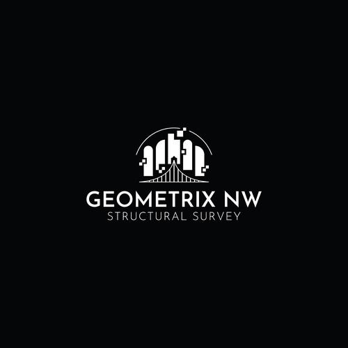 Bridge Construction Logo for Geometrix NW Design by Yusuf Here Bessie