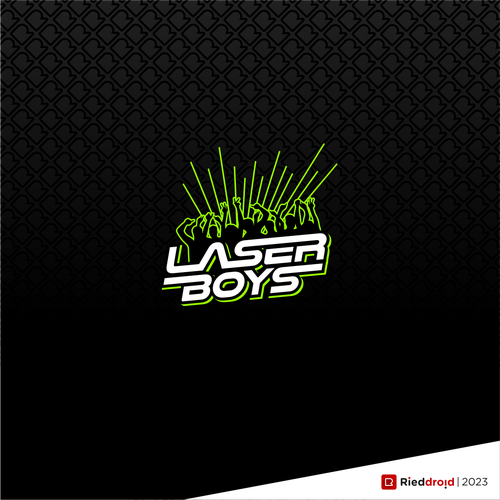 Upbeat logo design for laser-show hire/design company Design by rieddroid.™