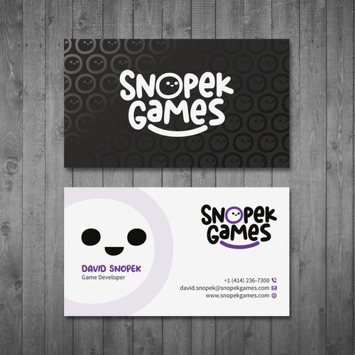 Business Cards for an indie Game Developer Design by Tcmenk