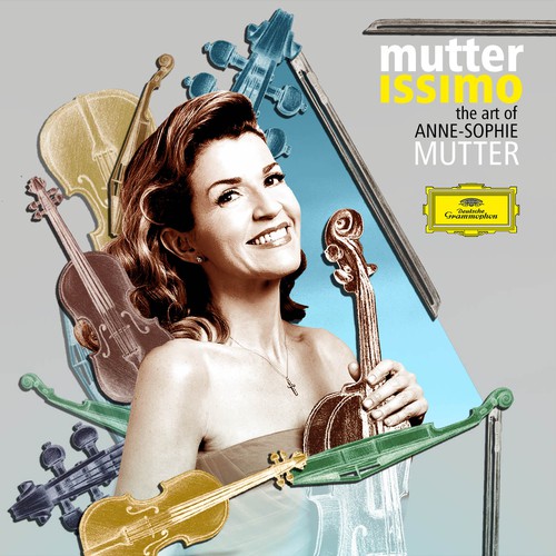 Illustrate the cover for Anne Sophie Mutter’s new album Design by Tânia Andrade