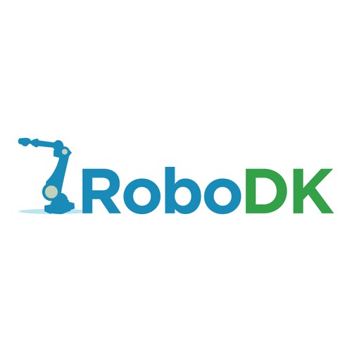 Logo for RoboDK Design by missing.