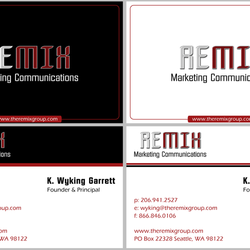 Help Remix Marketing & Communications with a new design Design by Lone Horse Endeavors