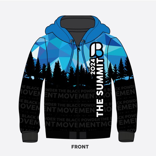 Need an eye-catching hoodie design aimed at African American Skiers & Snowboarders. Design réalisé par Higher Graphics