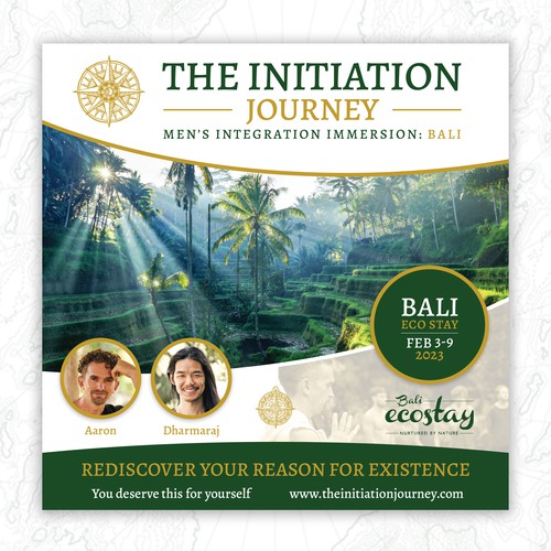 The Initiation Journey Retreat for Men Design by Jordon