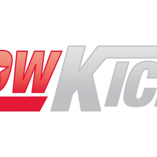 Awesome logo for MMA Website LowKick.com! Design by nathangraphics