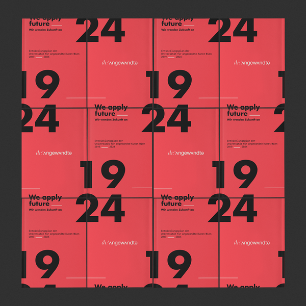 Design by deleted-2972675 titled "Development plan of the University of Applied Arts in Vienna | book cover & layout"